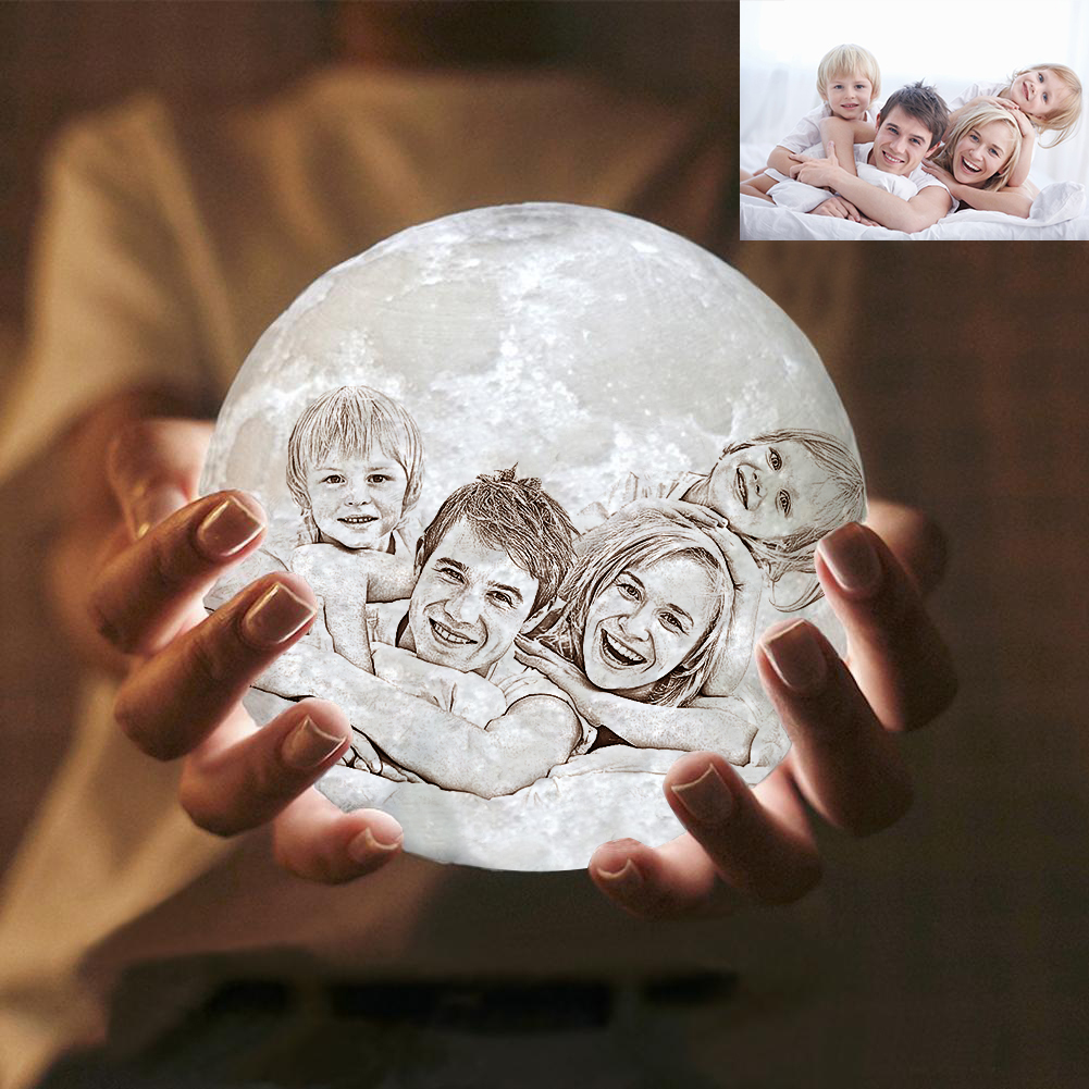 35++ Mond lampe mit bild , Personalisiertes Foto 3D Mond Lampe Zwei Farbtöne,Personalisierte